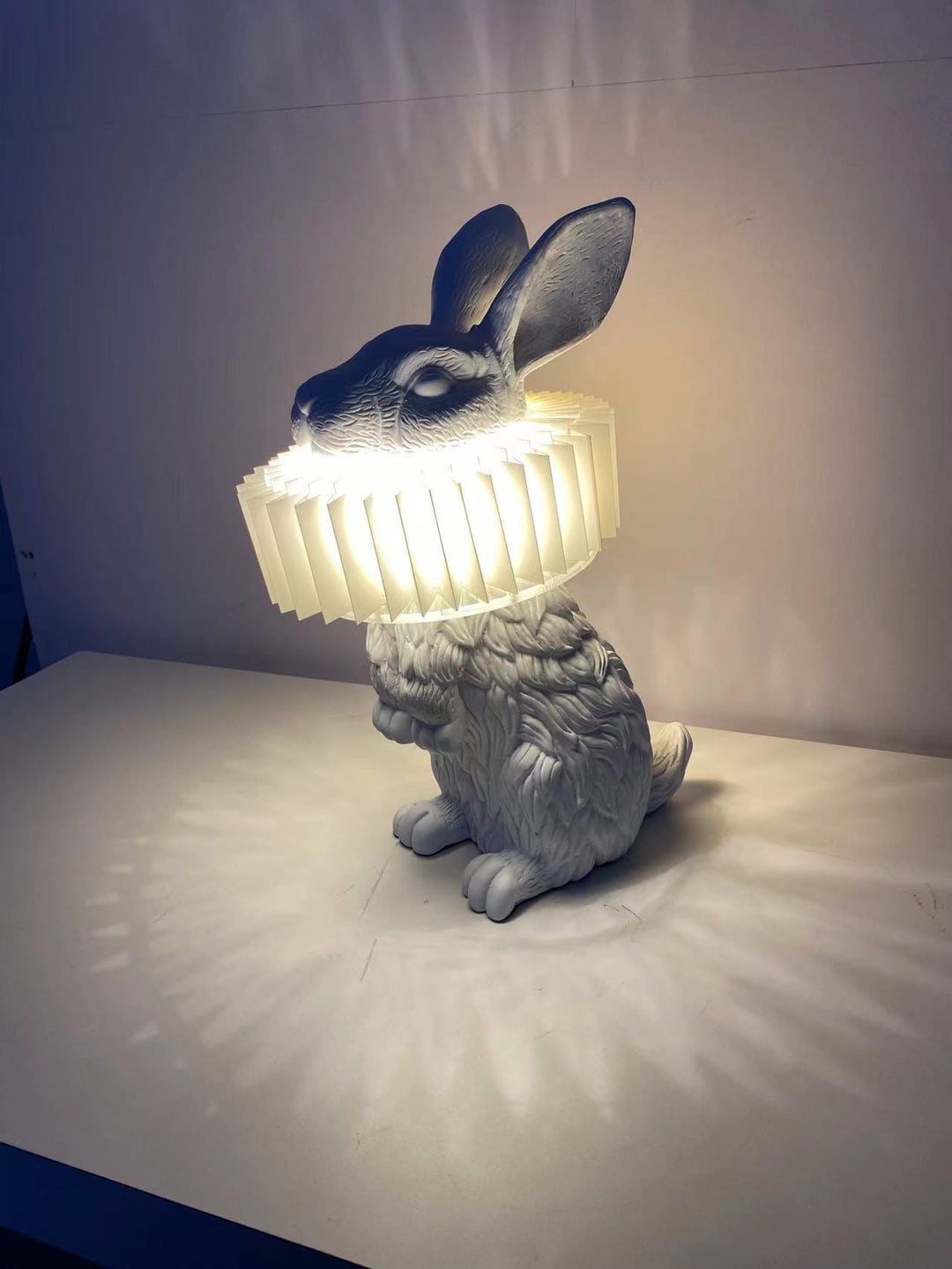 Resin Rabbit Decorative Table Lamp