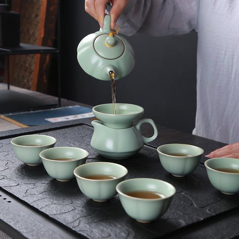 RU Cellar Ceramic Tea Set - 10 pcs - mokupark.com