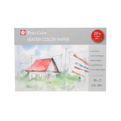 Sakura Petit Color Watercolor Pads-20 Sheets-240gsm - Moku Park