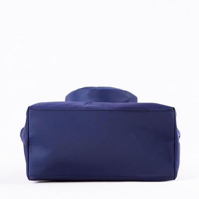 Blue Smiley Horizontal Waterproof Nylon Tote Bag - mokupark.com