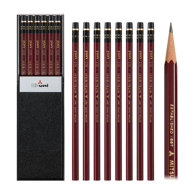 Uni Hi-uni pencil-Set of 12 - Moku Park
