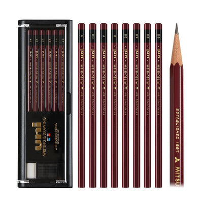 Uni Writing & Drawing pencil-Set of 12 - Moku Park